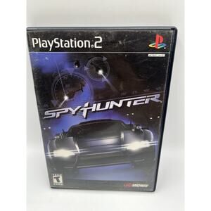 SpyHunter Sony PlayStation 2 CIB Complete Manual Black Label PS2 Game Tested